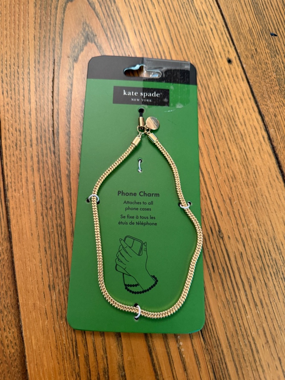 kate spade Gold Phone Charm Chain
